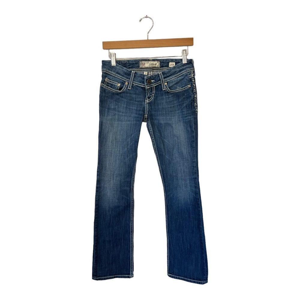 BKE Buckle | Women’s Sabrina Slim Boot Embellished Denim Jeans 25 R